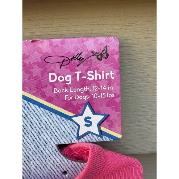 Set of 2 Doggy Dolly Parton Dog T-Shirts Size Small 10-15 Lbs Puppy Costume - Picture 5 of 9